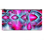 Ruby Red Crystal Palace, Abstract Jewels Pencil Case Front