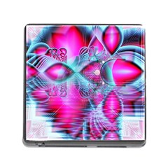 Ruby Red Crystal Palace, Abstract Jewels Memory Card Reader With Storage (square) by DianeClancy