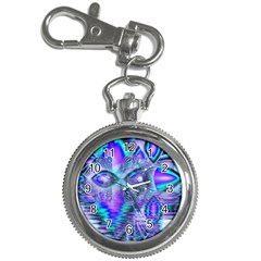 Peacock Crystal Palace Of Dreams, Abstract Key Chain Watch by DianeClancy