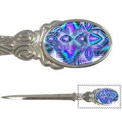 Peacock Crystal Palace Of Dreams, Abstract Letter Opener by DianeClancy