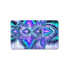 Peacock Crystal Palace Of Dreams, Abstract Magnet (name Card) by DianeClancy