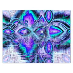 Peacock Crystal Palace Of Dreams, Abstract Jigsaw Puzzle (rectangle) by DianeClancy