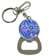 Peacock Crystal Palace Of Dreams, Abstract Bottle Opener Key Chain by DianeClancy