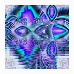 Peacock Crystal Palace Of Dreams, Abstract Glasses Cloth (medium) by DianeClancy