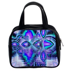 Peacock Crystal Palace Of Dreams, Abstract Classic Handbag (two Sides) by DianeClancy