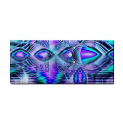 Peacock Crystal Palace Of Dreams, Abstract Hand Towel by DianeClancy