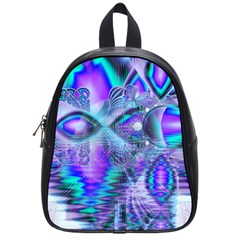 Peacock Crystal Palace Of Dreams, Abstract School Bag (small) by DianeClancy