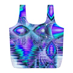 Peacock Crystal Palace Of Dreams, Abstract Reusable Bag (l) by DianeClancy