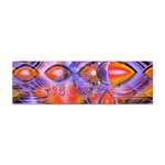 Crystal Star Dance, Abstract Purple Orange Bumper Sticker 100 Pack Front