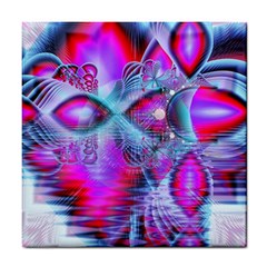 Crystal Northern Lights Palace, Abstract Ice  Ceramic Tile by DianeClancy