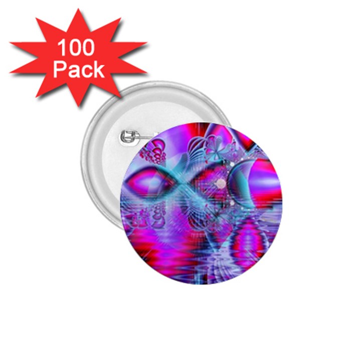 Crystal Northern Lights Palace, Abstract Ice  1.75  Button (100 pack)