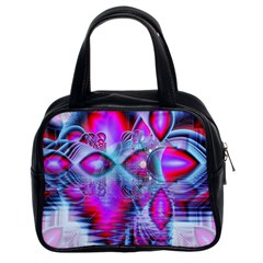 Crystal Northern Lights Palace, Abstract Ice  Classic Handbag (two Sides) by DianeClancy