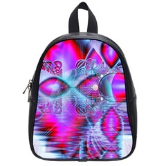 Crystal Northern Lights Palace, Abstract Ice  School Bag (small) by DianeClancy