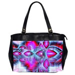 Crystal Northern Lights Palace, Abstract Ice  Oversize Office Handbag (Two Sides) Front