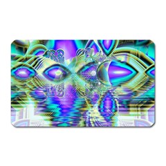 Abstract Peacock Celebration, Golden Violet Teal Magnet (rectangular) by DianeClancy