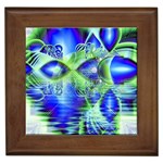 Irish Dream Under Abstract Cobalt Blue Skies Framed Ceramic Tile Front