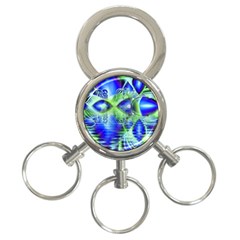 Irish Dream Under Abstract Cobalt Blue Skies 3-ring Key Chain by DianeClancy