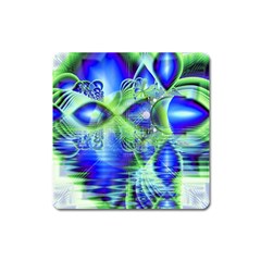 Irish Dream Under Abstract Cobalt Blue Skies Magnet (square) by DianeClancy