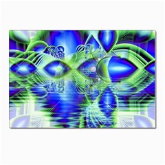 Irish Dream Under Abstract Cobalt Blue Skies Postcard 4 x 6  (10 Pack) by DianeClancy