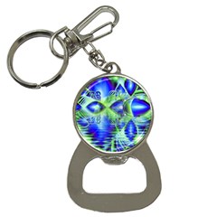 Irish Dream Under Abstract Cobalt Blue Skies Bottle Opener Key Chain by DianeClancy