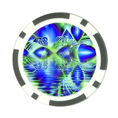 Irish Dream Under Abstract Cobalt Blue Skies Poker Chip by DianeClancy