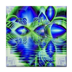 Irish Dream Under Abstract Cobalt Blue Skies Face Towel by DianeClancy