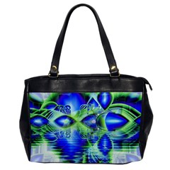 Irish Dream Under Abstract Cobalt Blue Skies Oversize Office Handbag (one Side) by DianeClancy