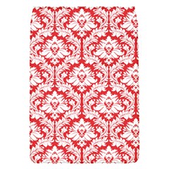 White On Red Damask Removable Flap Cover (small) by Zandiepants