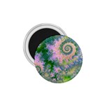 Rose Apple Green Dreams, Abstract Water Garden 1.75  Button Magnet Front