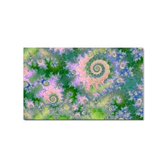 Rose Apple Green Dreams, Abstract Water Garden Sticker 100 Pack (rectangle) by DianeClancy