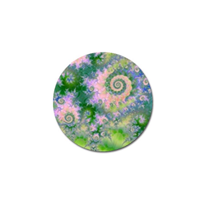 Rose Apple Green Dreams, Abstract Water Garden Golf Ball Marker 4 Pack