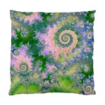 Rose Apple Green Dreams, Abstract Water Garden Cushion Case (Two Sided)  Front