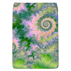 Rose Apple Green Dreams, Abstract Water Garden Removable Flap Cover (large) by DianeClancy