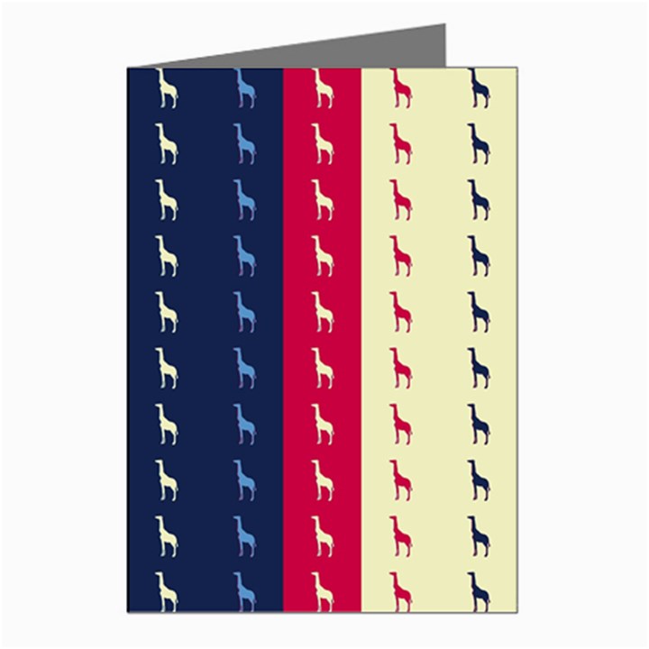 Giraffentapete Greeting Card (8 Pack)