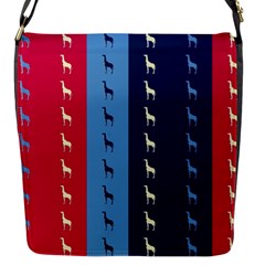 Giraffentapete Flap Closure Messenger Bag (small) by Siebenhuehner