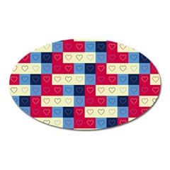 Hearts Magnet (oval) by Siebenhuehner