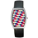 Hearts Tonneau Leather Watch Front