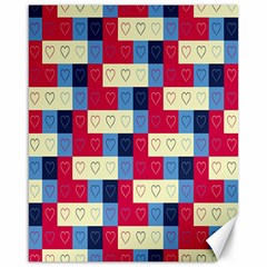 Hearts Canvas 16  X 20  (unframed) by Siebenhuehner