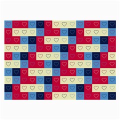 Hearts Glasses Cloth (large) by Siebenhuehner