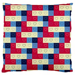 Hearts Large Cushion Case (two Sided)  by Siebenhuehner