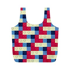 Hearts Reusable Bag (m) by Siebenhuehner