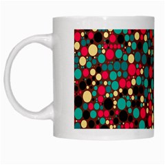 Retro White Coffee Mug by Siebenhuehner