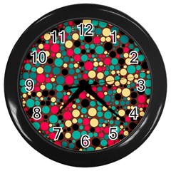 Retro Wall Clock (black) by Siebenhuehner