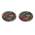 Retro Cufflinks (Oval) Front(Pair)