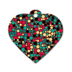 Retro Dog Tag Heart (one Sided)  by Siebenhuehner