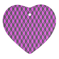 Retro Heart Ornament