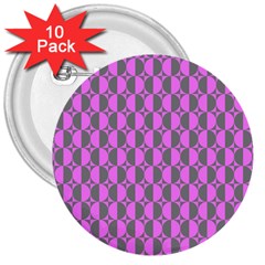 Retro 3  Button (10 Pack) by Siebenhuehner