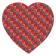 Retro Jigsaw Puzzle (heart) by Siebenhuehner