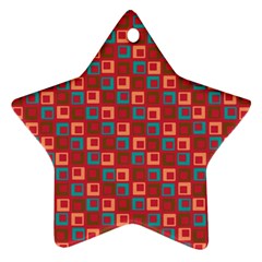 Retro Star Ornament (two Sides) by Siebenhuehner