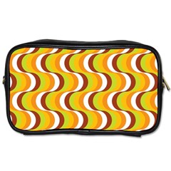 Retro Travel Toiletry Bag (one Side) by Siebenhuehner